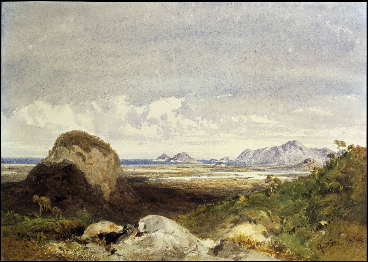 Kystlandskab af Eduard Hildebrandt