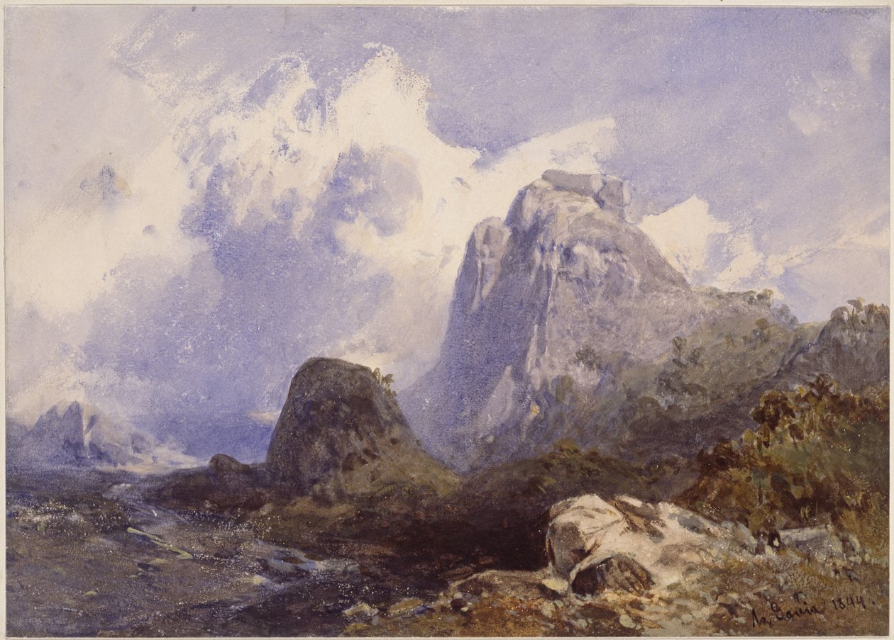La Gavea i Rio de Janeiro af Eduard Hildebrandt