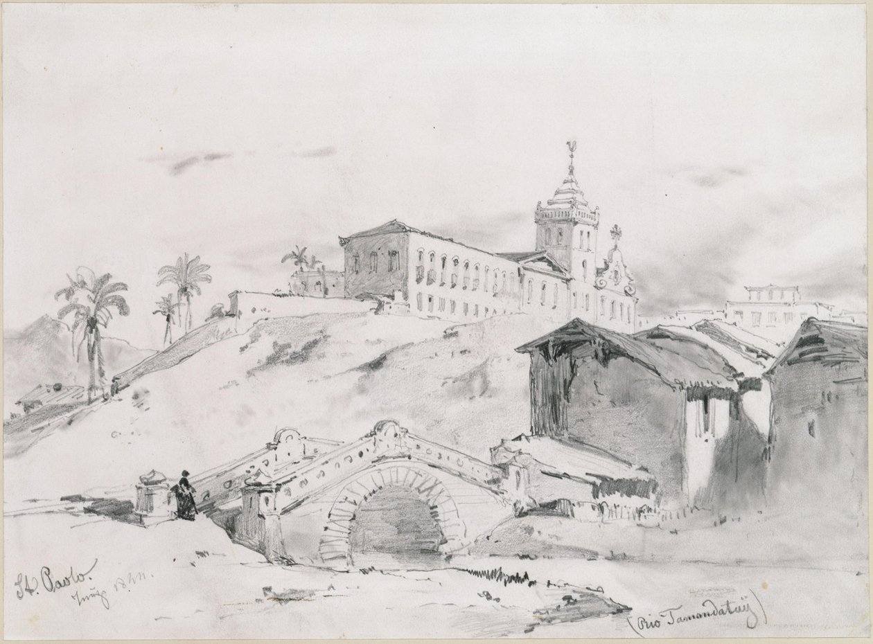 São Paulo, Tamandataí af Eduard Hildebrandt