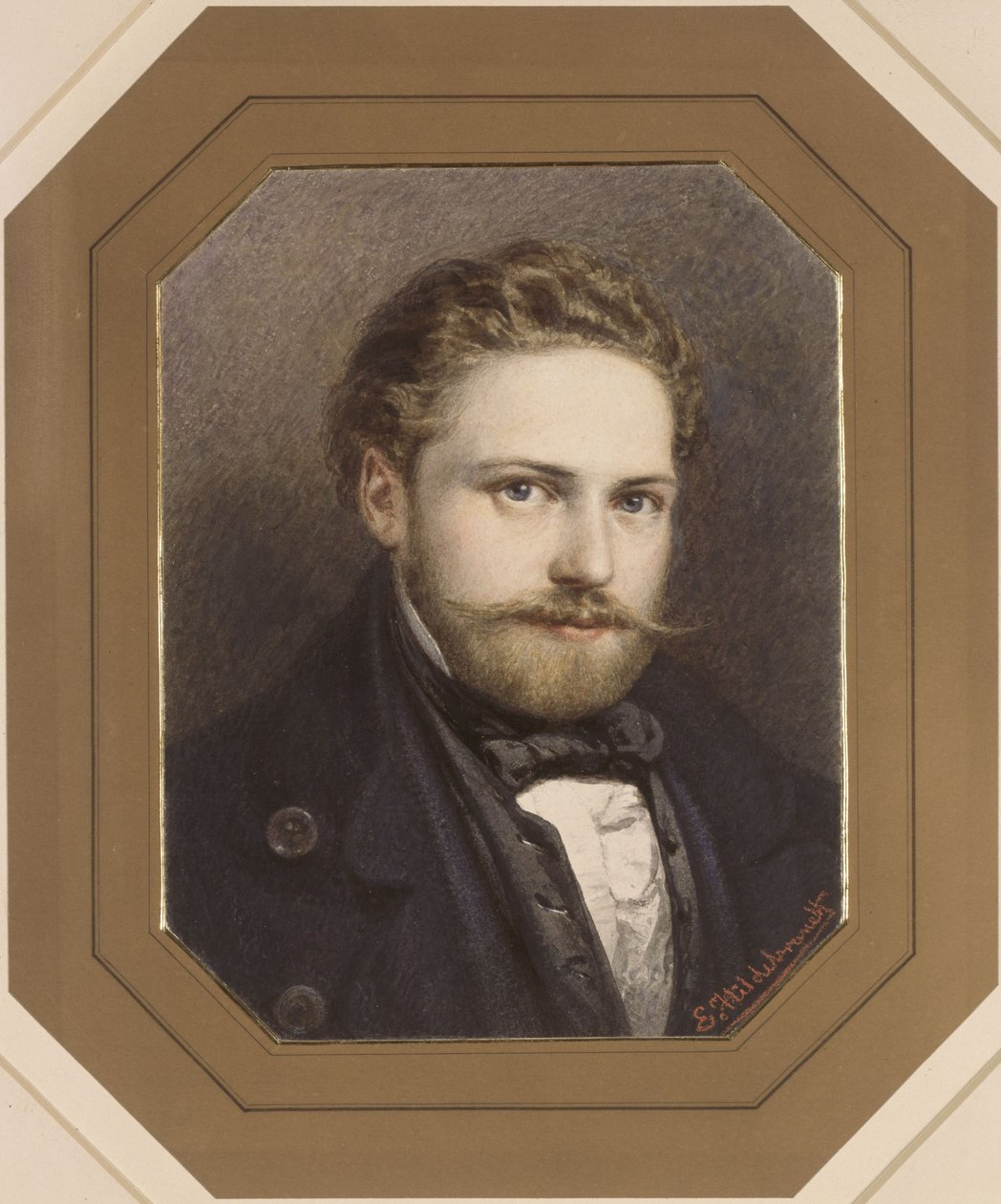 Selvportræt af Eduard Hildebrandt