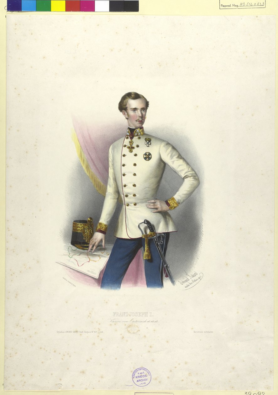 Kejser af Østrig Franz Joseph I af Eduard Kaiser