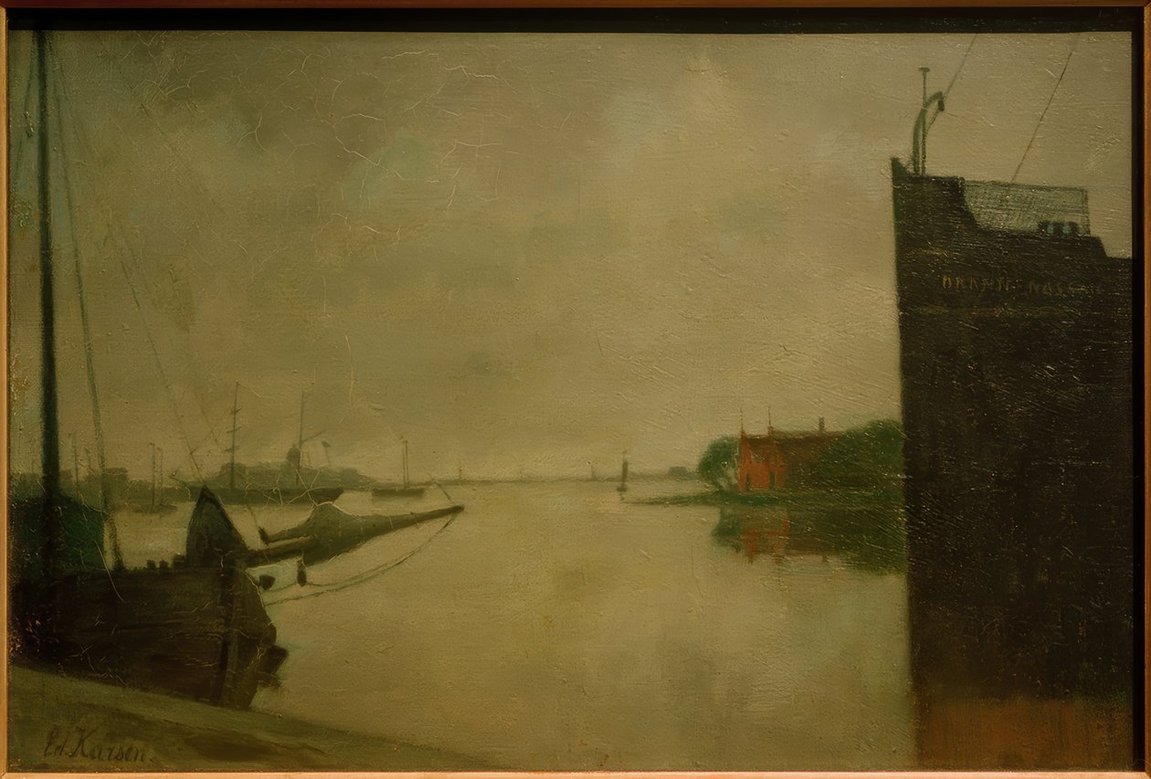 Havnen i Amsterdam af Eduard Karsen