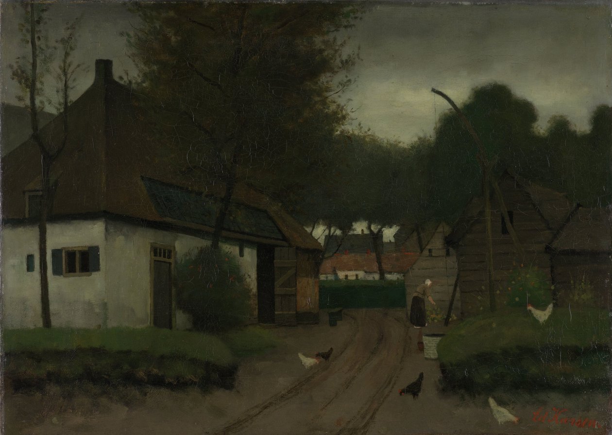 Bondegård af Eduard Karsen