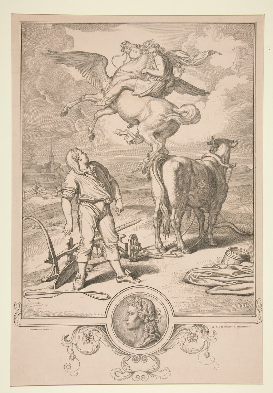 Uden titel (Mytologisk scene) af Eduard Kretzschmar