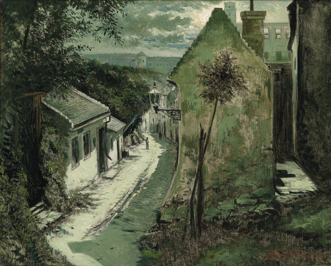 Motiv fra Bratislava af Eduard Majsch