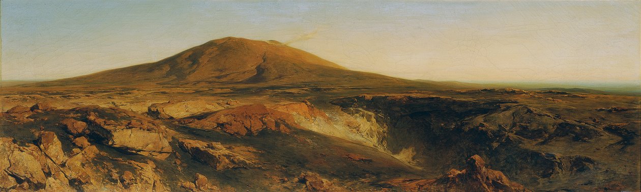 Toppen af ​​Etna 1878 af Eduard Peithner von Lichtenfels