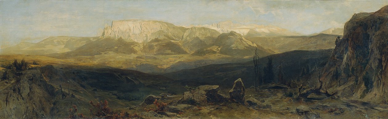 Schlern-gruppen ved Bozen af Eduard Peithner von Lichtenfels
