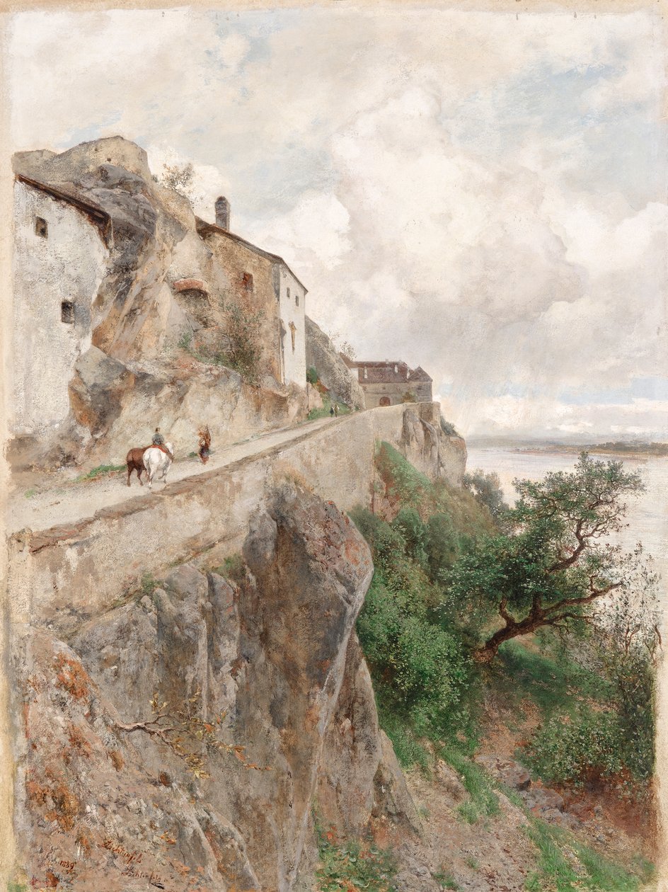 Dürnstein - På vej til slottet af Eduard Peithner von Lichtenfels