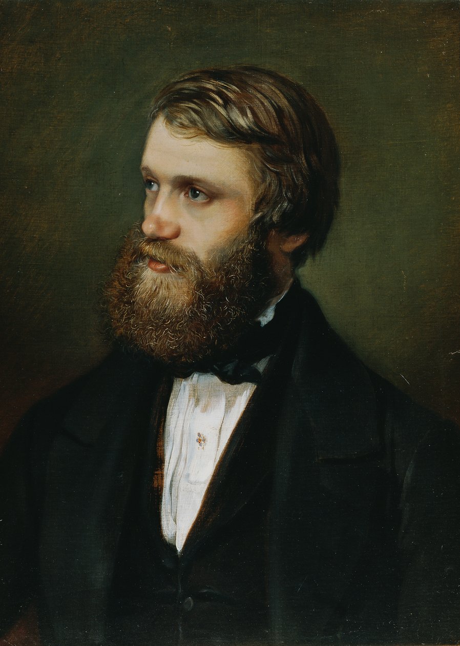 selvportræt af Eduard Ritter von Engerth