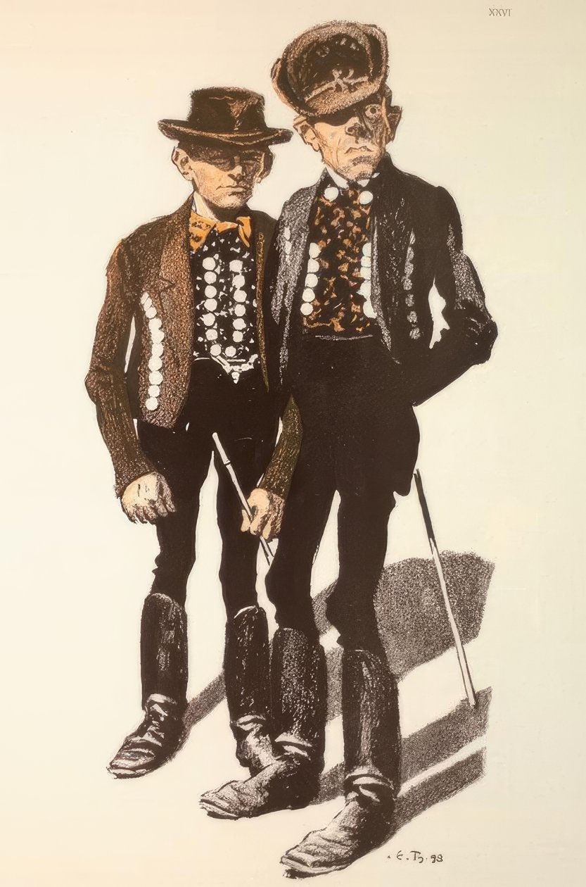 Kenderen. Du, Loisl, se hej, gå til min advokat. af Eduard Thöny