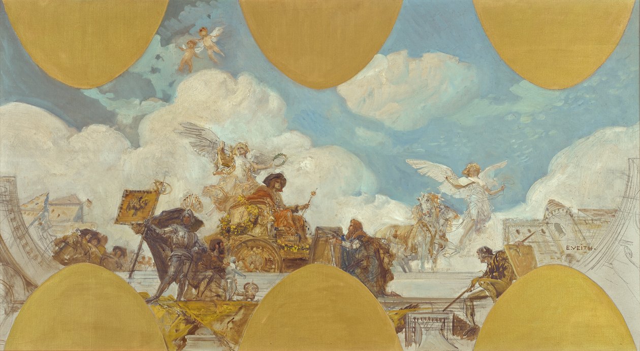 Deified af Kaiser Maximilian H. af Eduard Veith