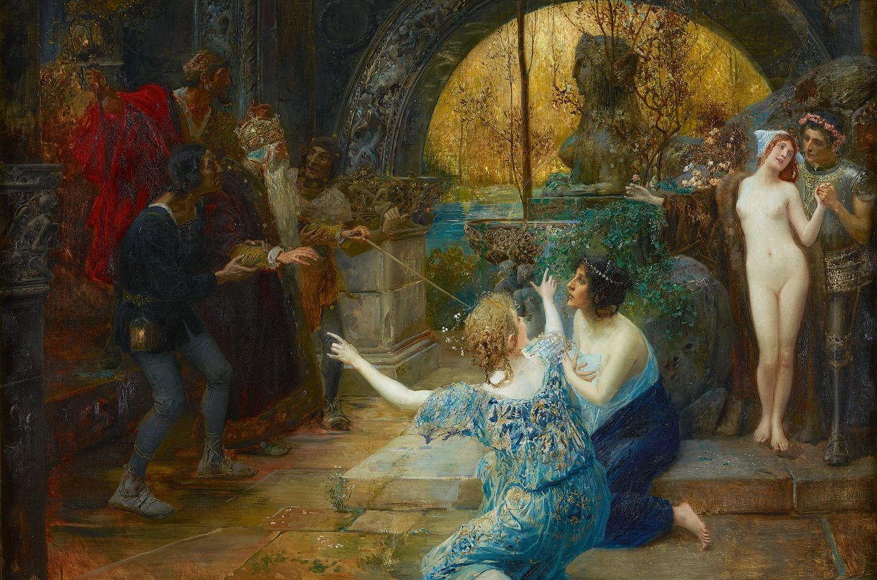 ungdoms fontæne af Eduard Veith
