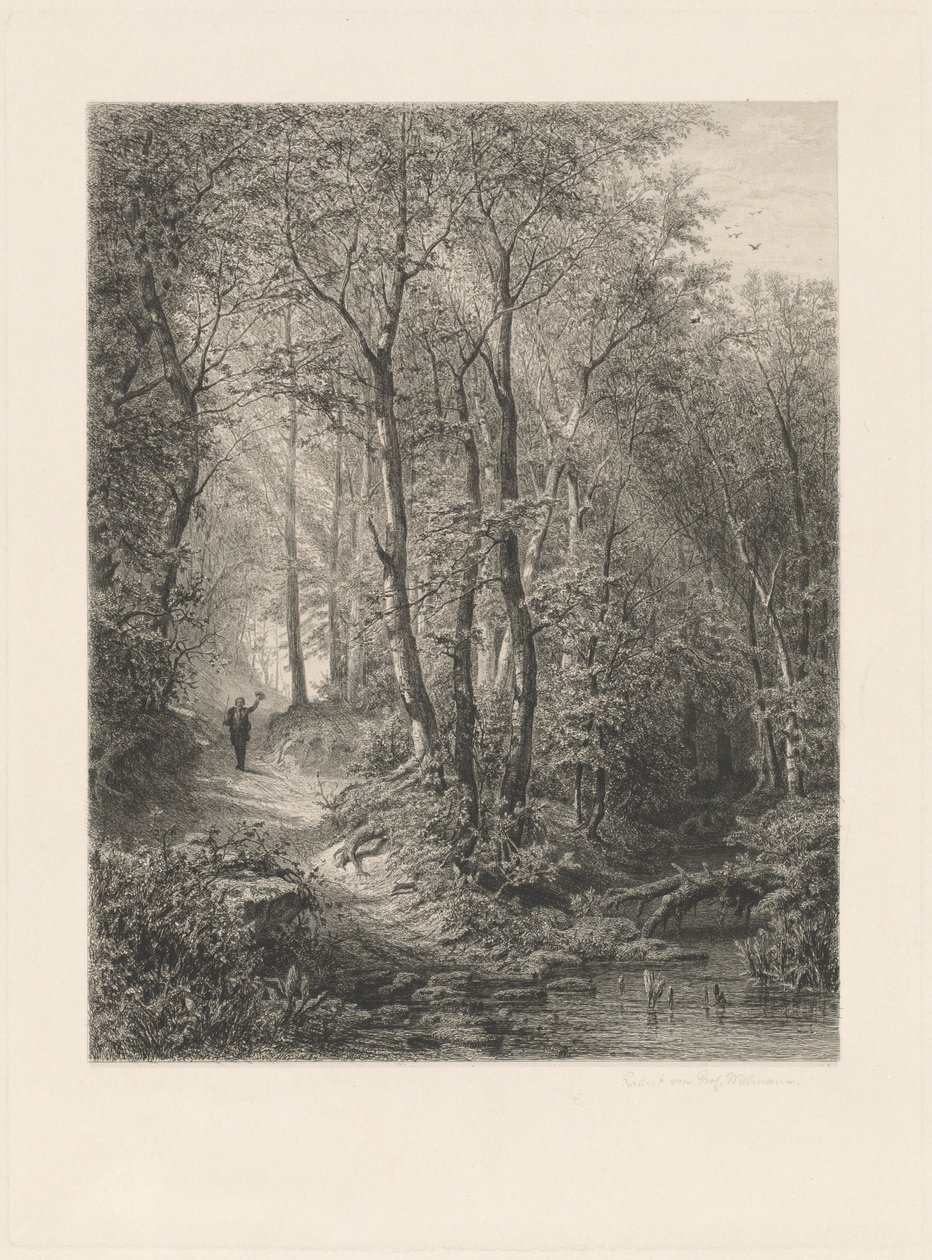 Forår af Eduard Willmann, after Julius Mařák