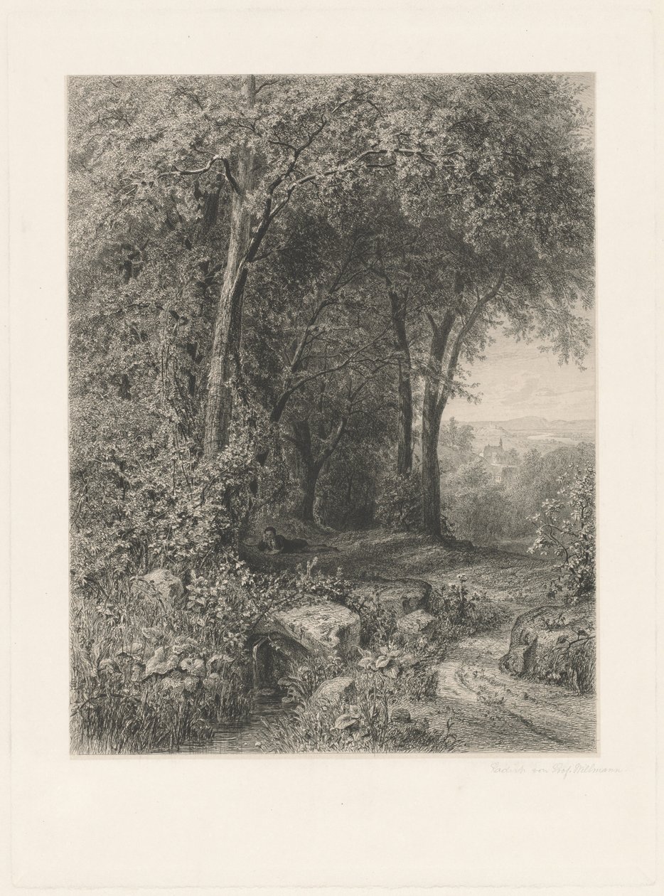 Sommer af Eduard Willmann, after Julius Mařák