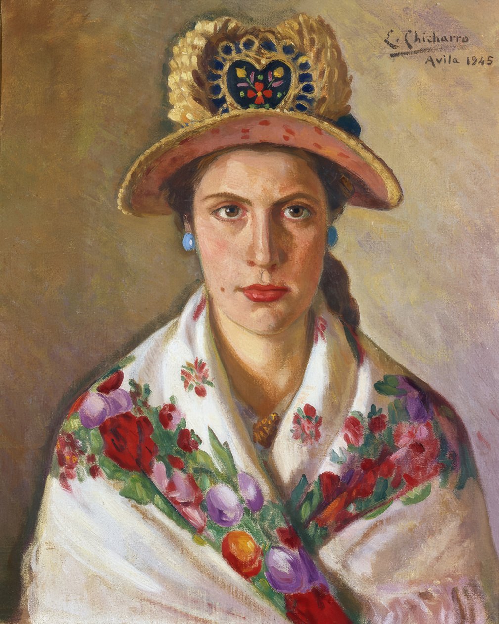 Kvinde fra Avila af Eduardo Chicharro y Agüera