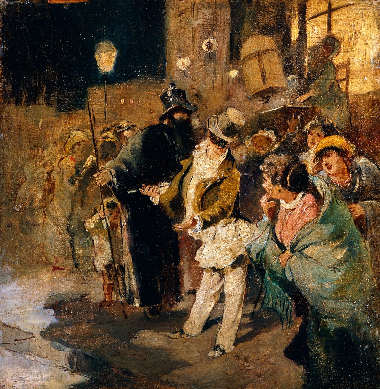 Karneval af Dalbono Edward (1841-1915) af Eduardo Dalbono