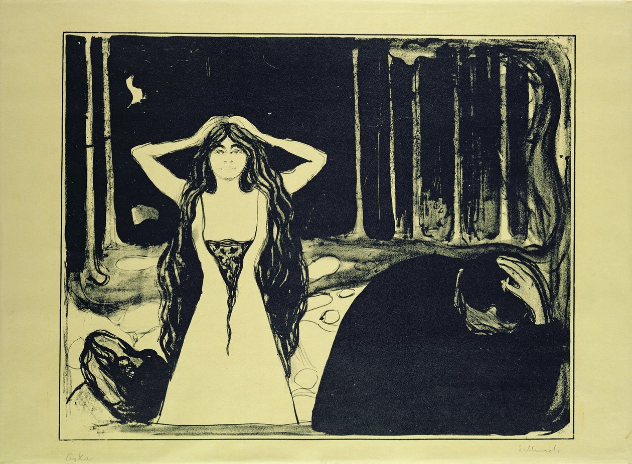 Aske (Efter faldet), 1899 (se også 54424) af Edvard Munch