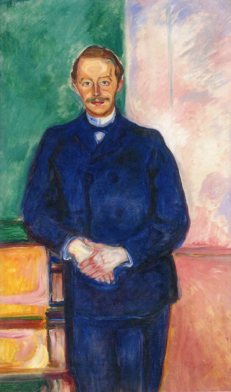 Dr. Max Linde i sejlerdragt af Edvard Munch