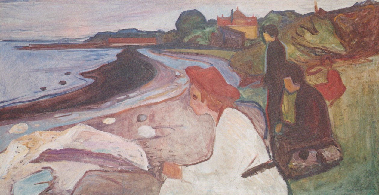 Ungdom ved havet af Edvard Munch