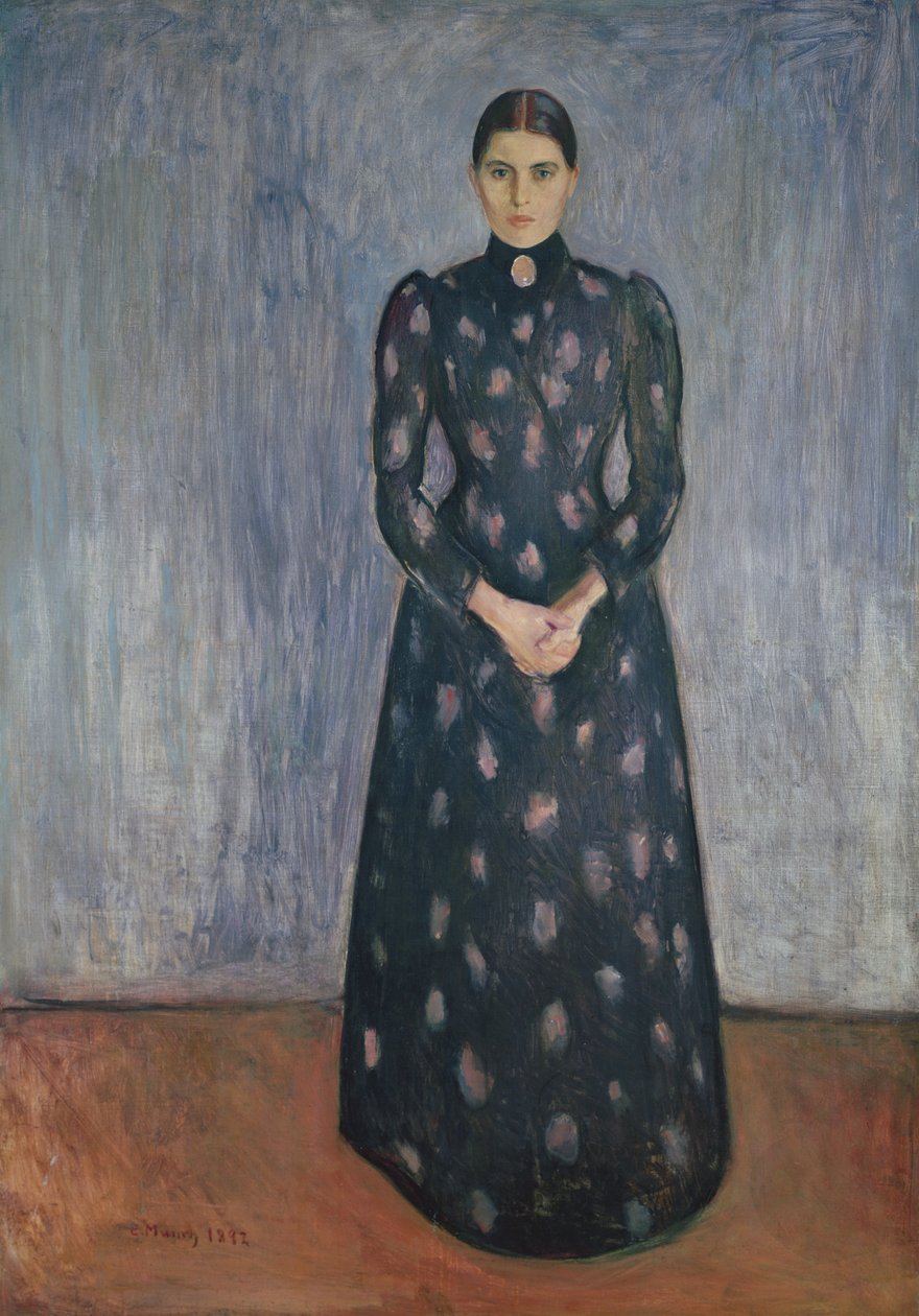 Portræt af Inger Munch af Edvard Munch