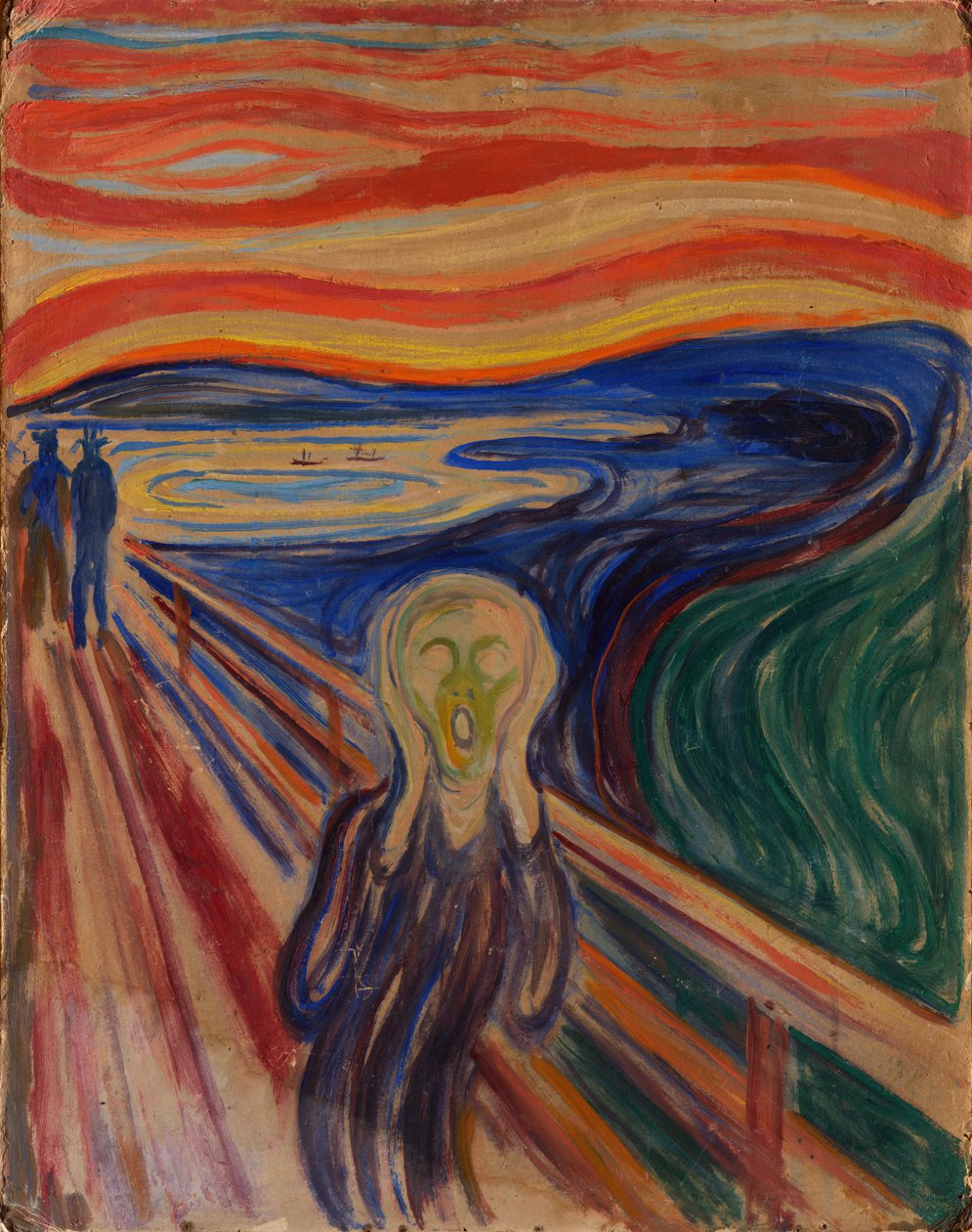 Skriget af Edvard Munch
