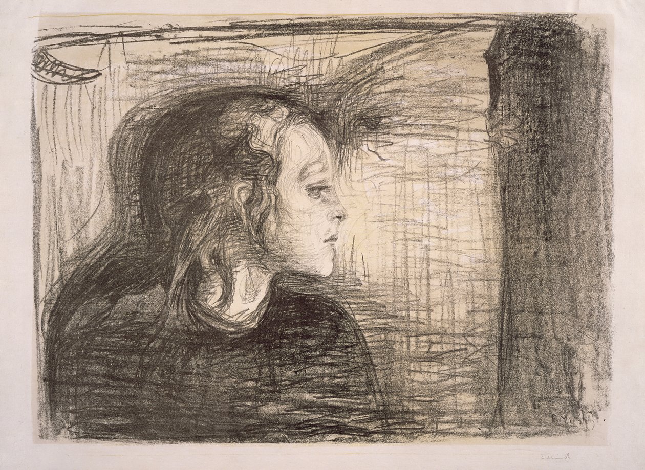 Den syge pige af Edvard Munch
