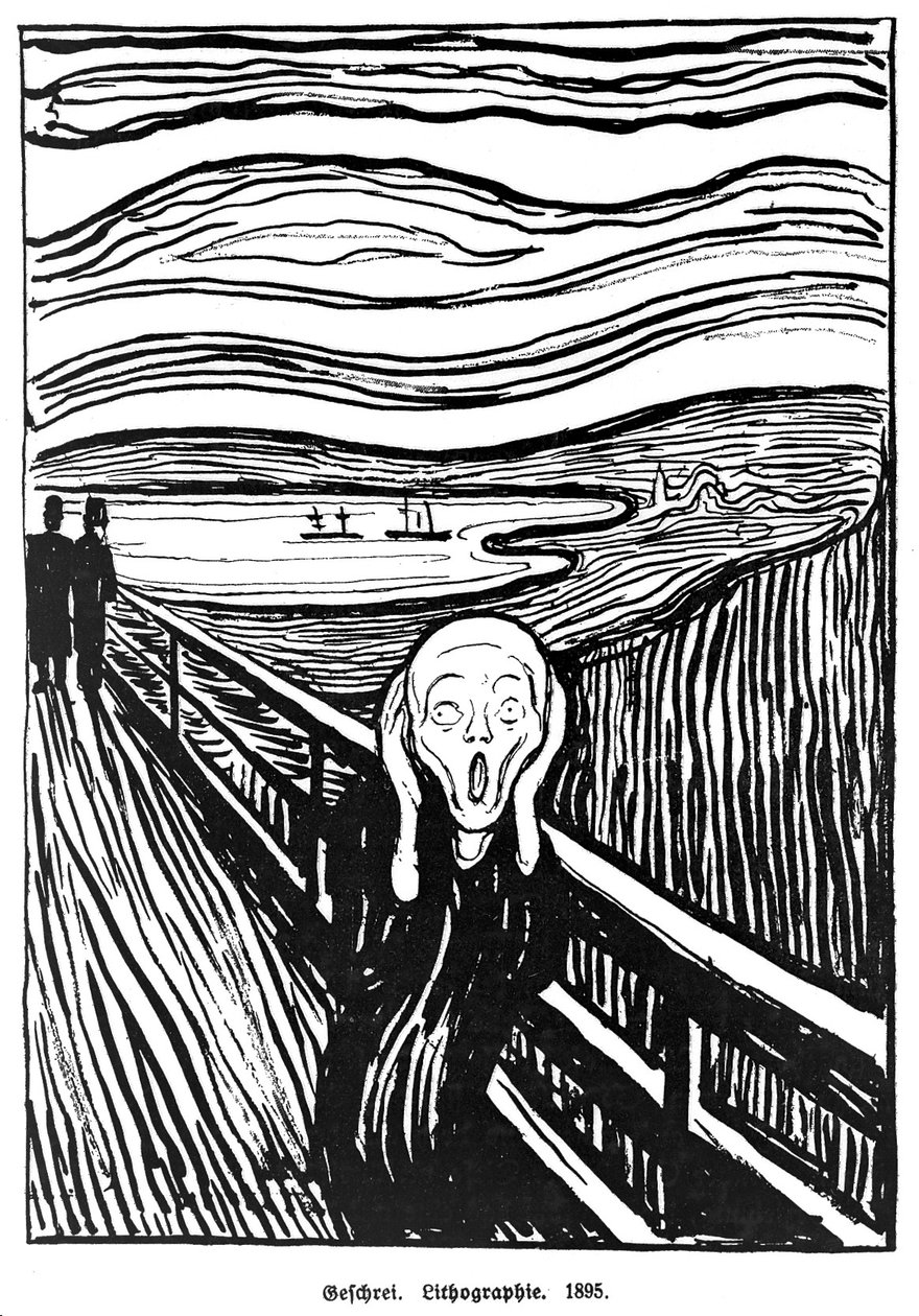 Skriget af Edvard Munch