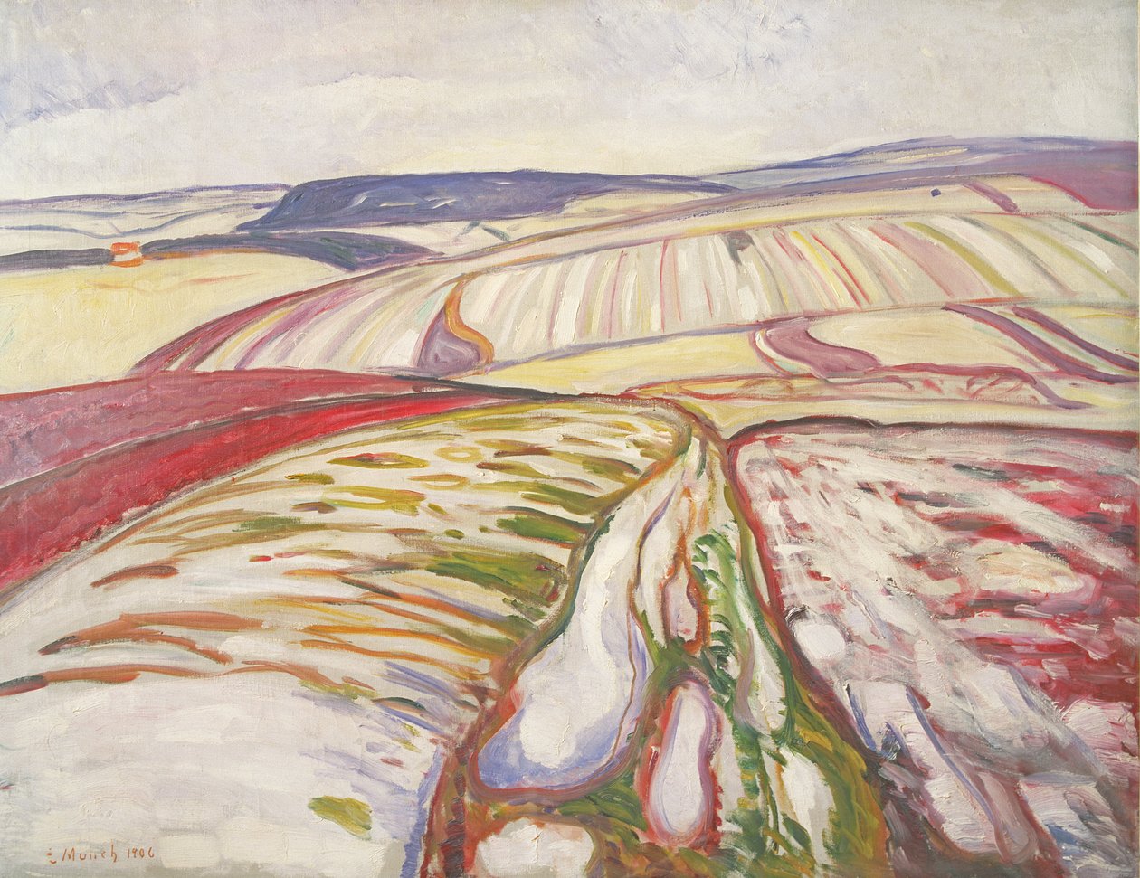 131-0059494 Frost i udkanten af Eilgersburg af Edvard Munch