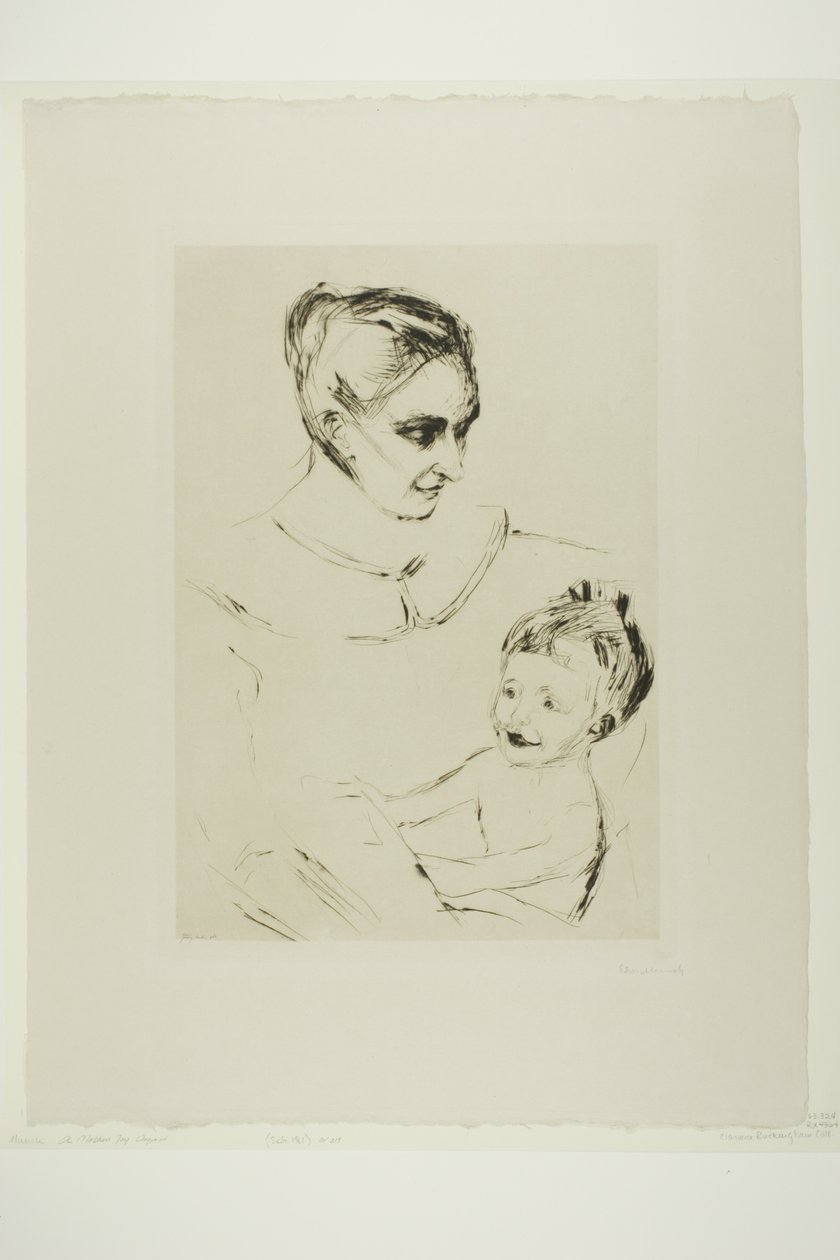 En mors glæde af Edvard Munch