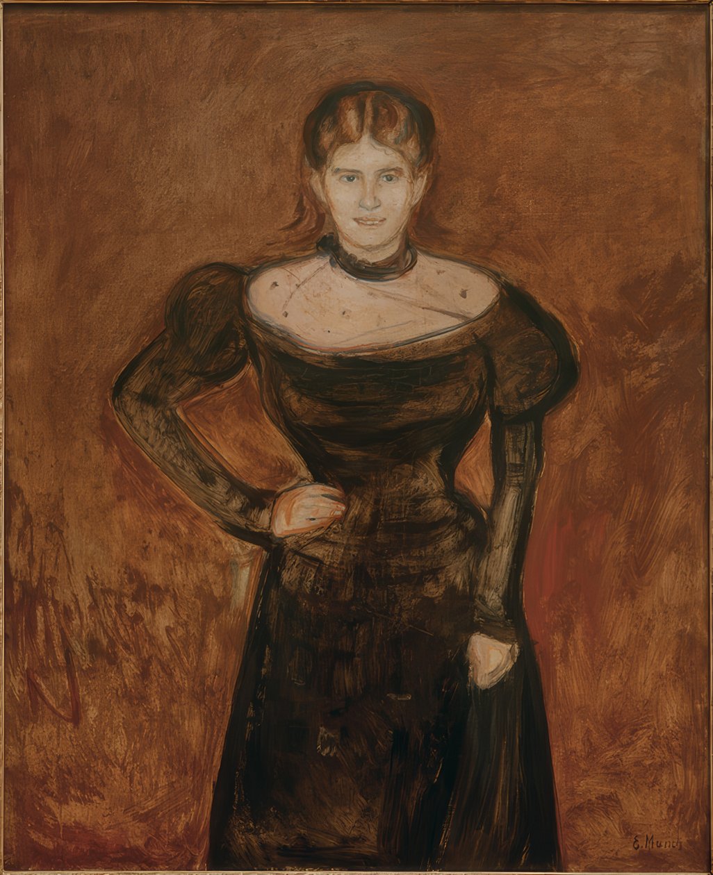 Aase Nørregaard af Edvard Munch