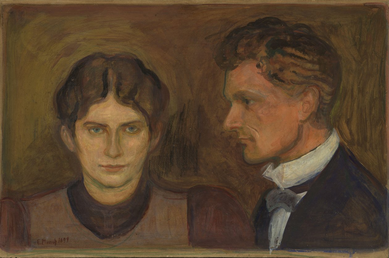 Aase and Harald Norregaard af Edvard Munch