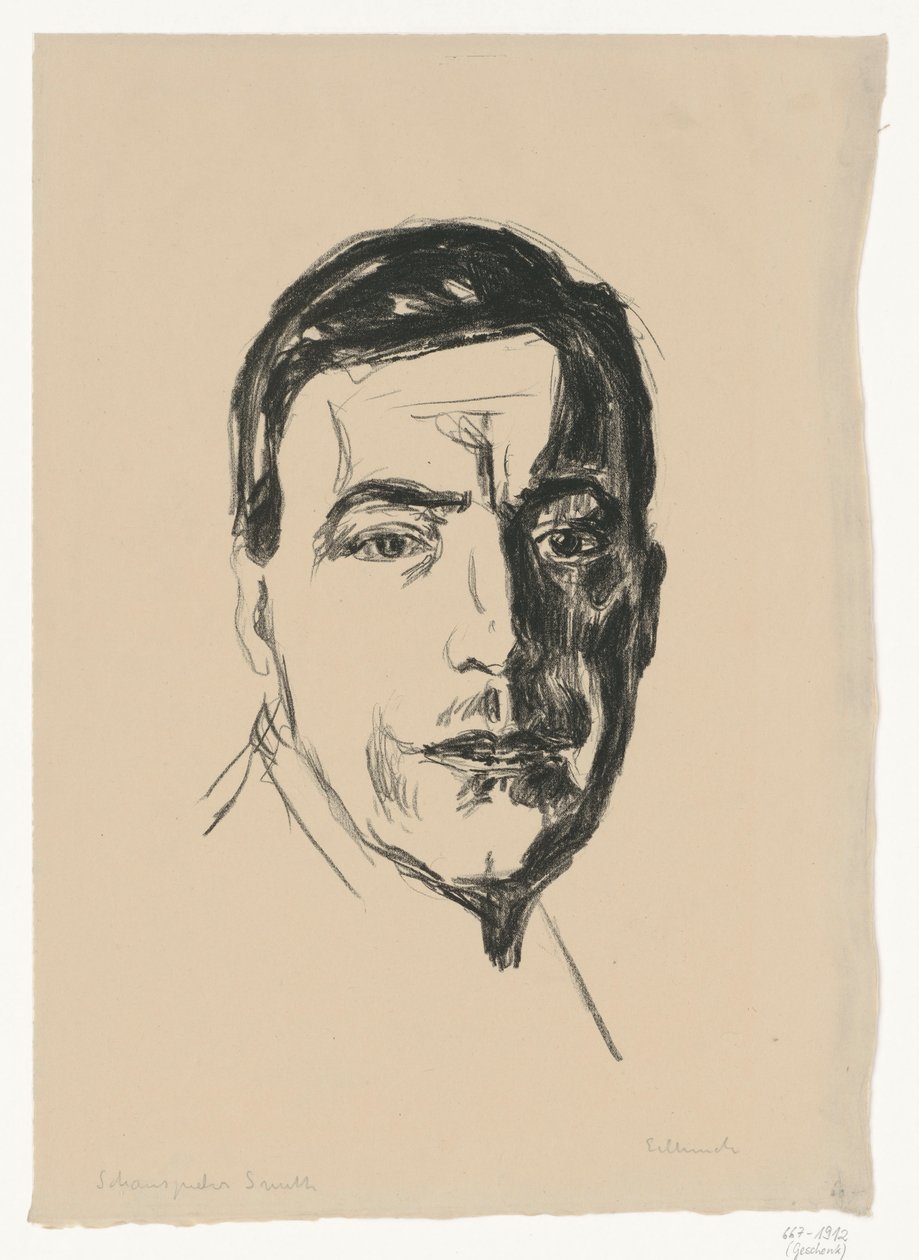 Albrecht Schmidt (smed) af Edvard Munch