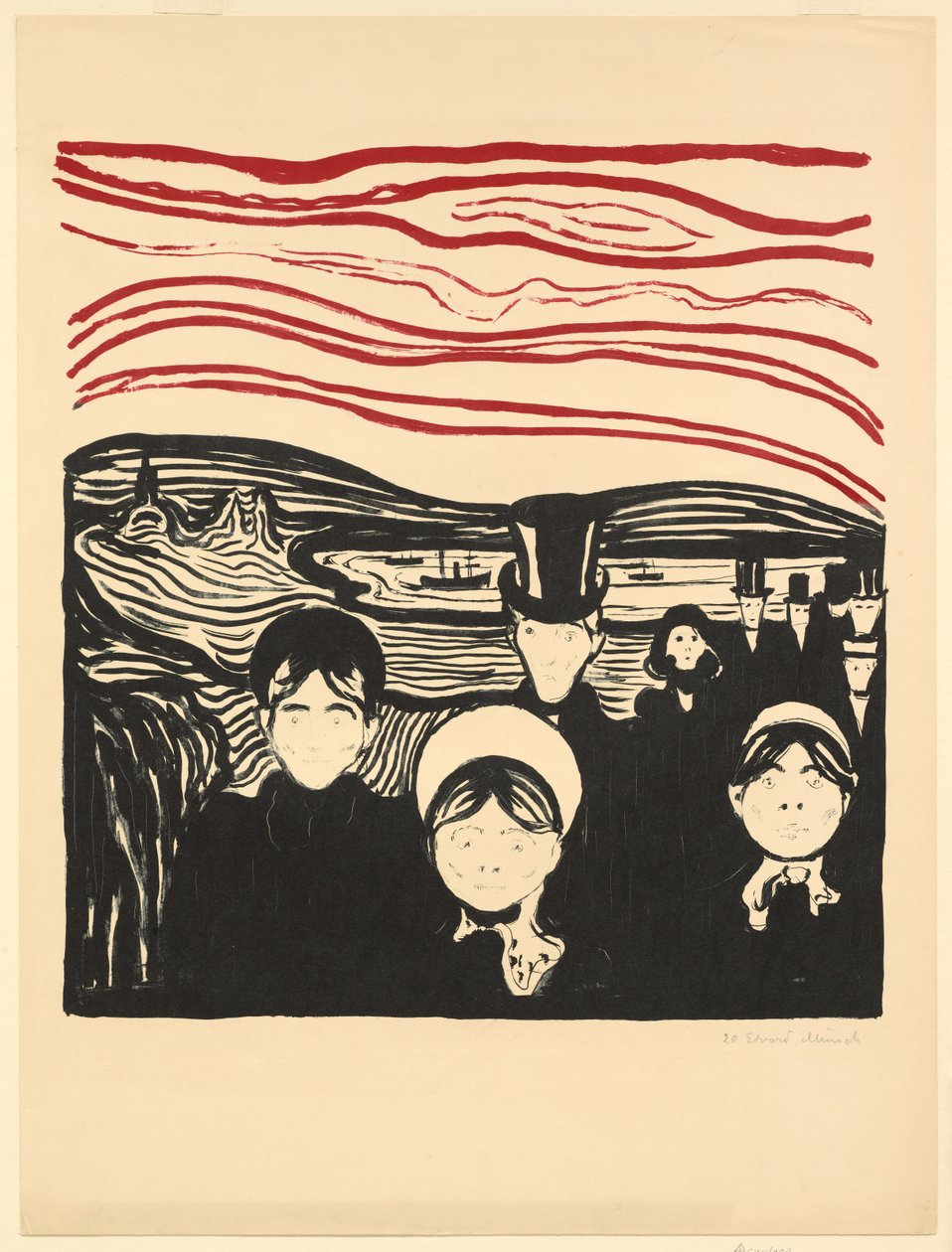 Angst af Edvard Munch