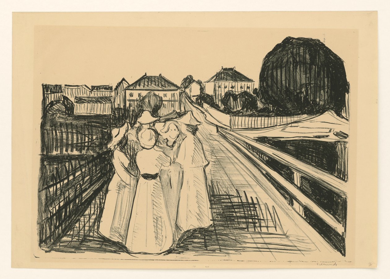 På broen af Edvard Munch