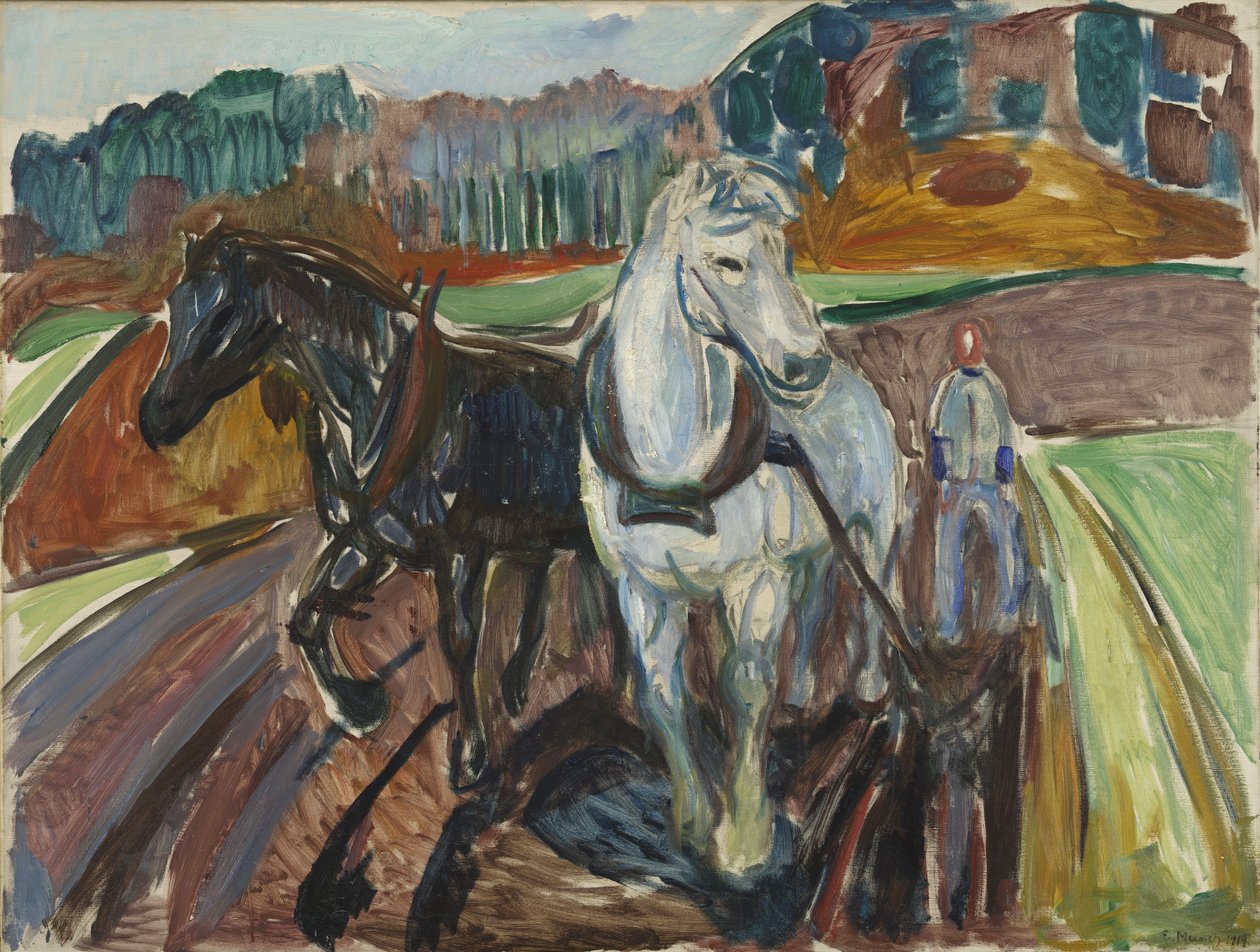Efterårspløjning af Edvard Munch
