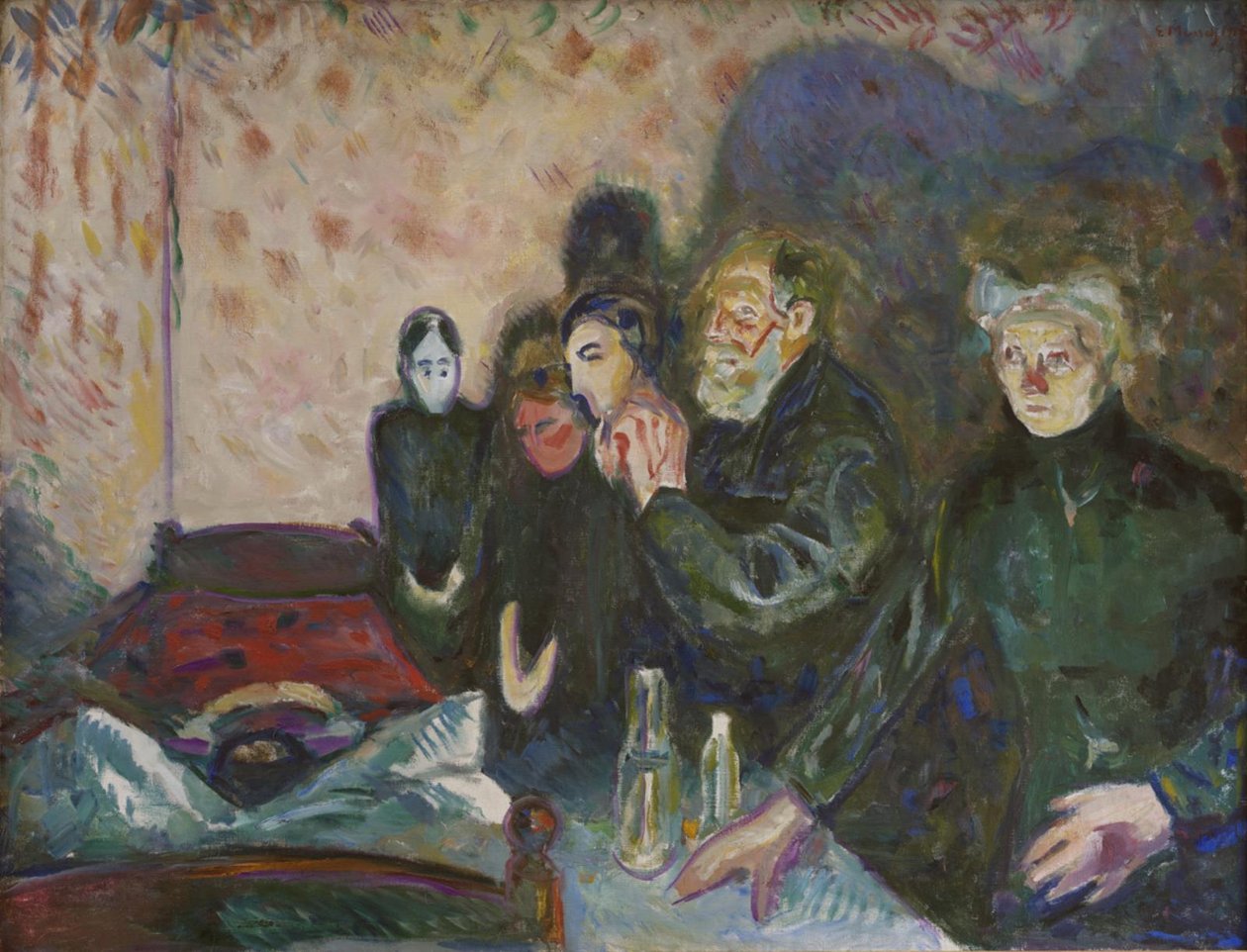 Dødskamp af Edvard Munch