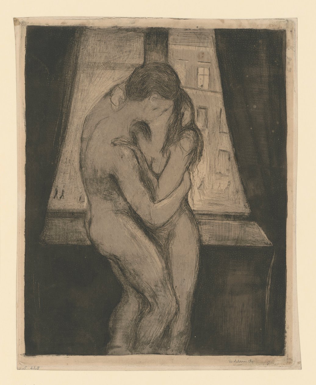Kysset af Edvard Munch