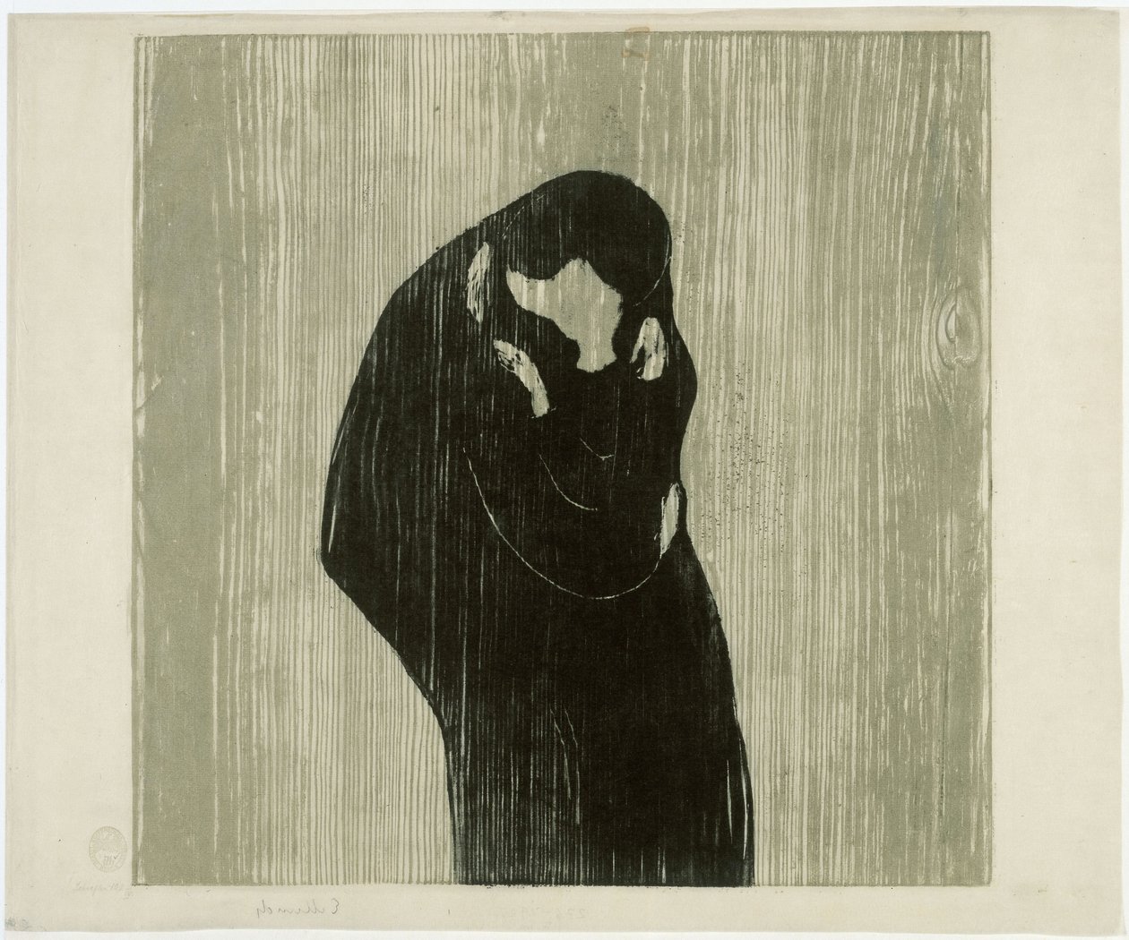 Kysset IV af Edvard Munch