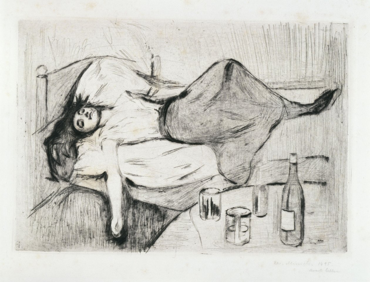 Dagen efter af Edvard Munch