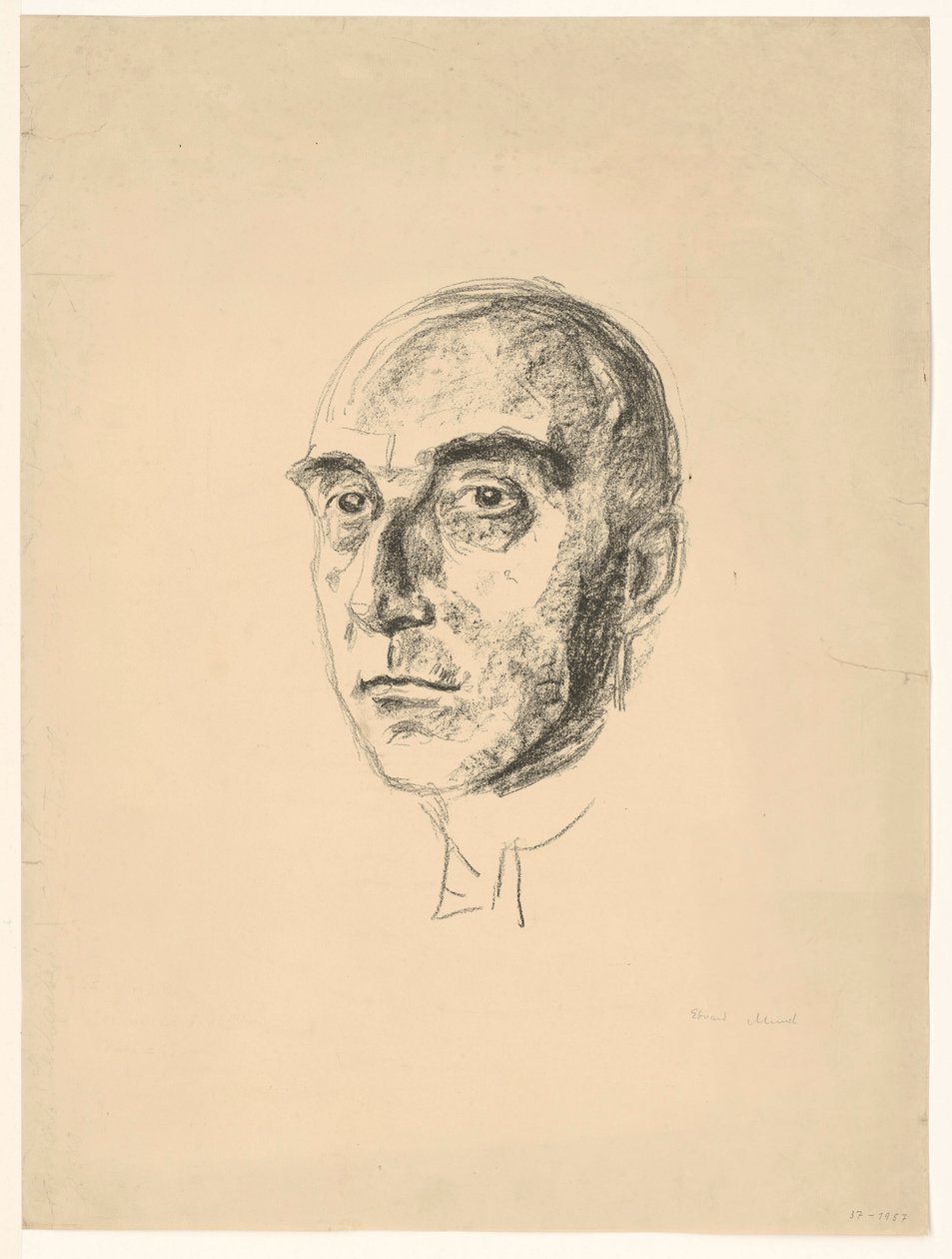 Dr. Ludwig Justi af Edvard Munch