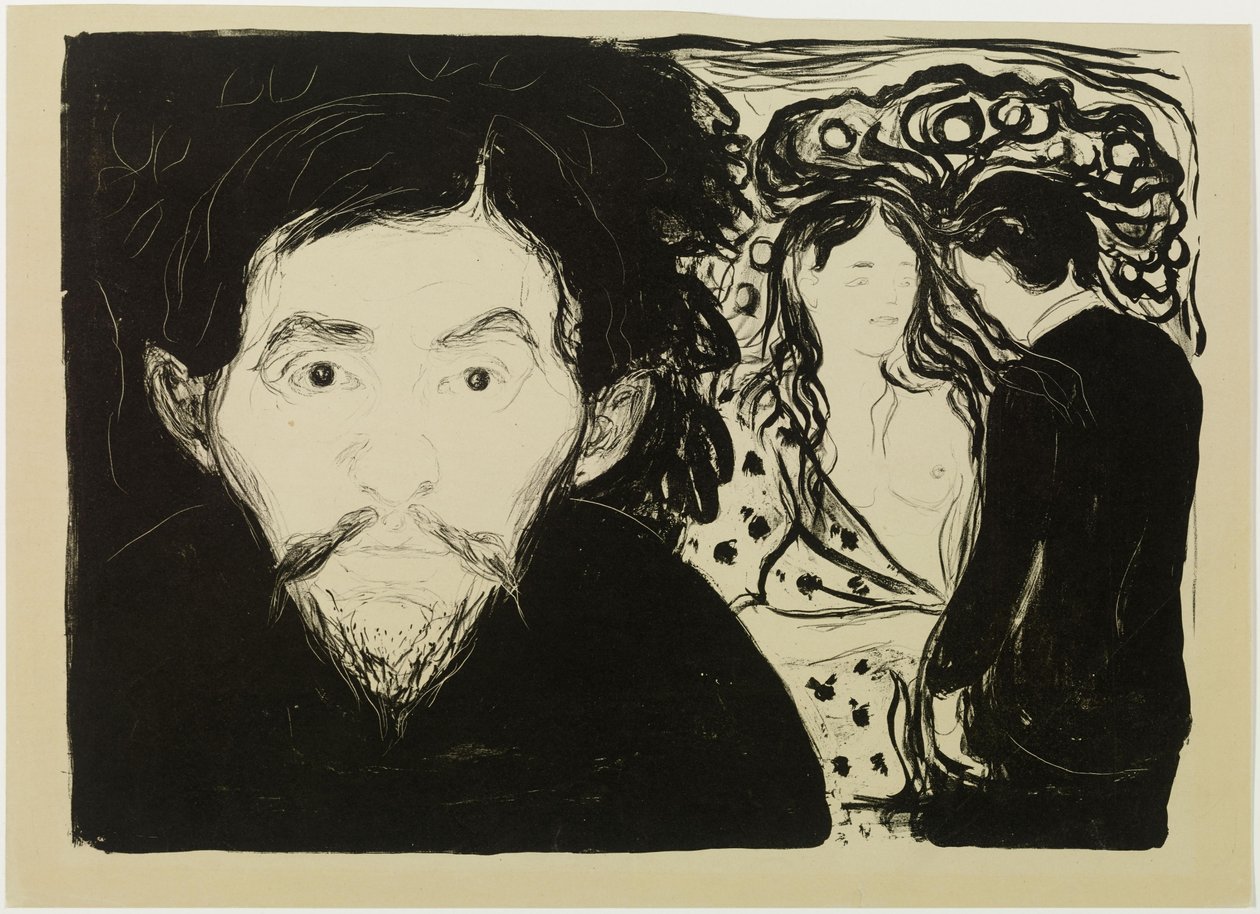 Jalousi (lille) af Edvard Munch
