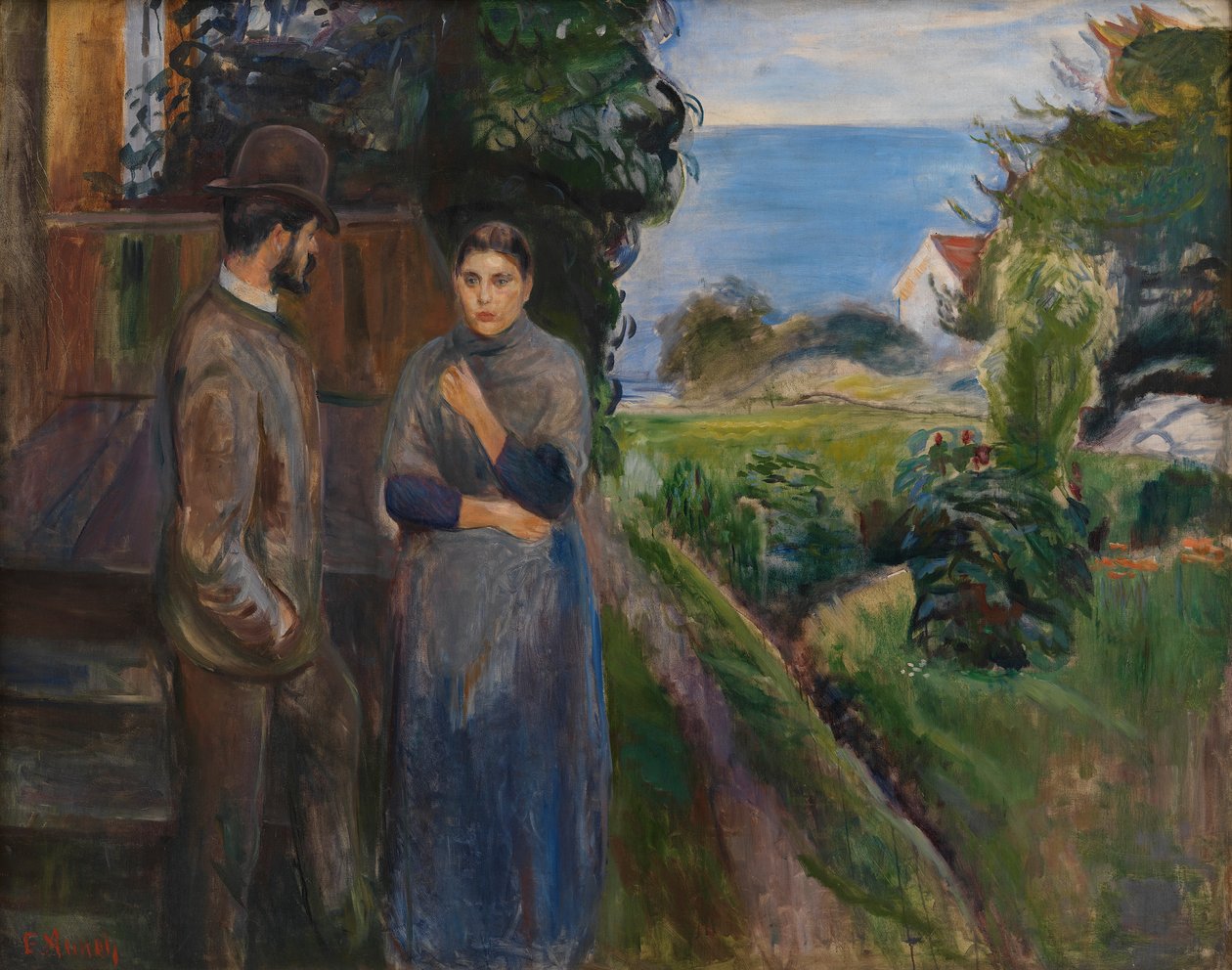 Aftensnak af Edvard Munch