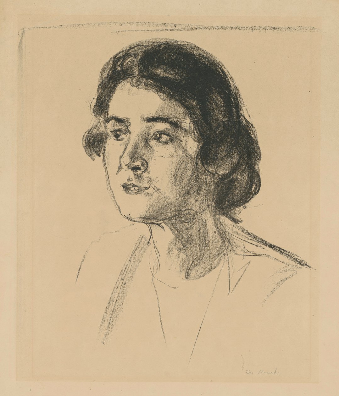 Fru Wedel II af Edvard Munch