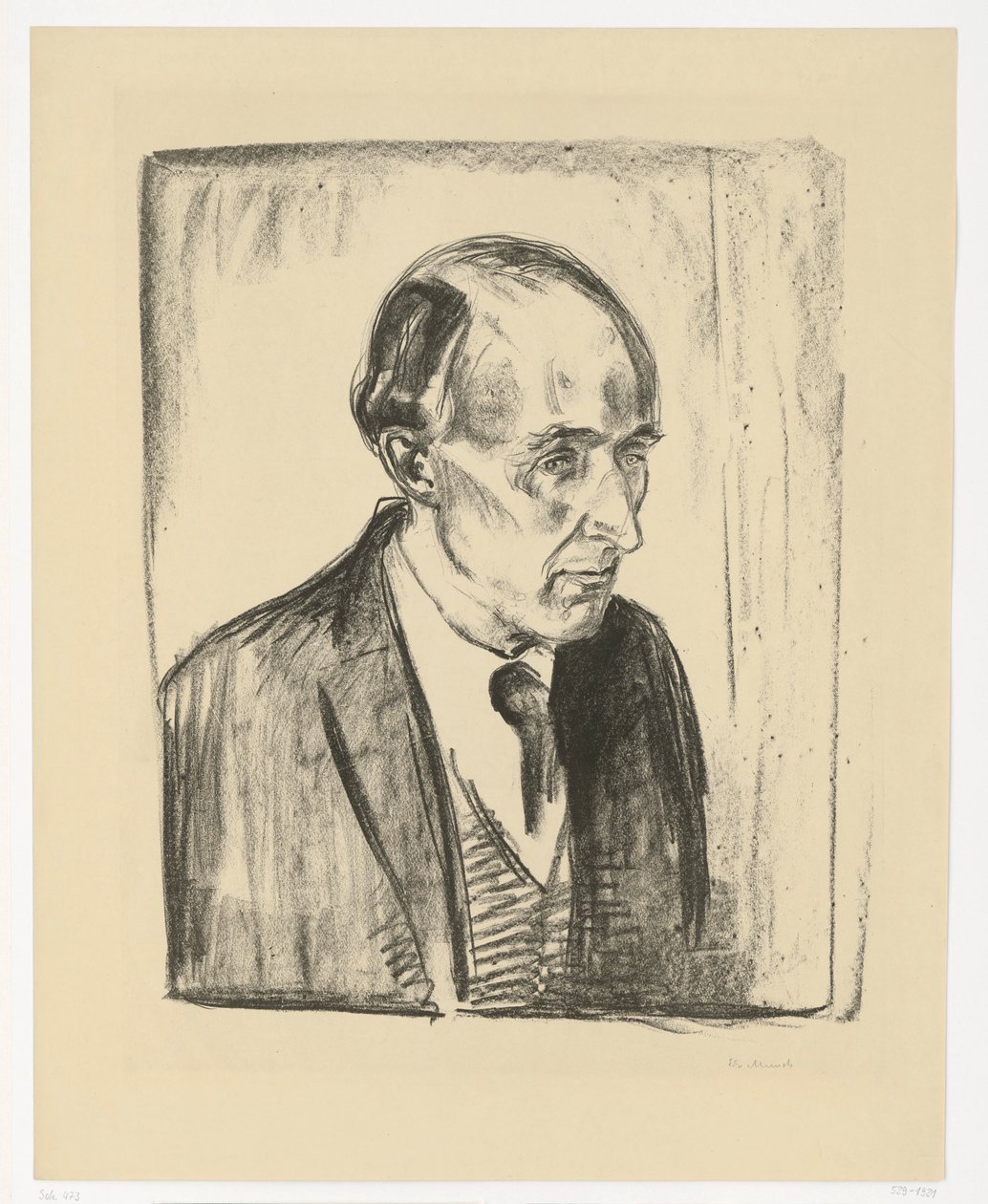 Frederick Delius af Edvard Munch