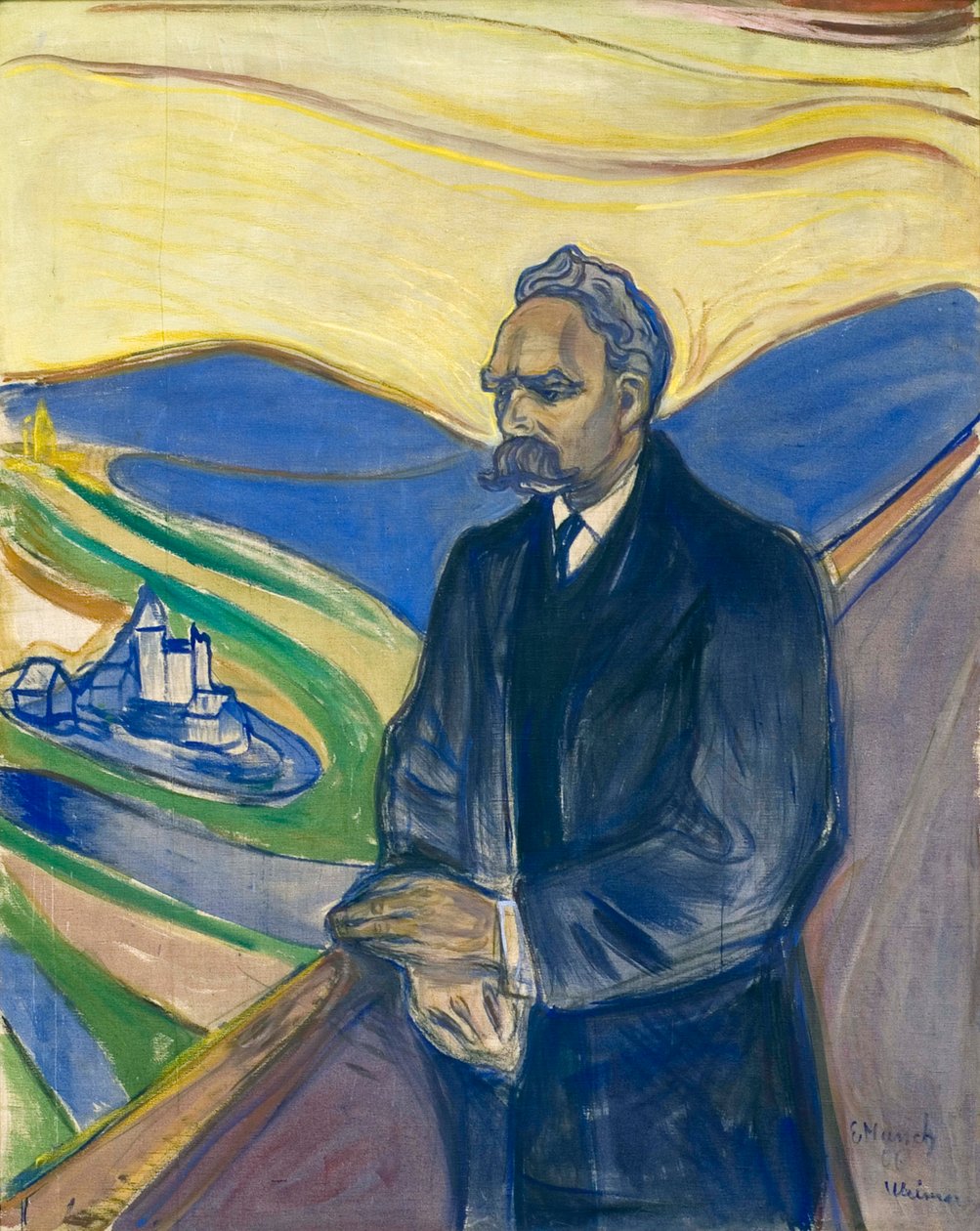 Friedrich Nietzsche af Edvard Munch
