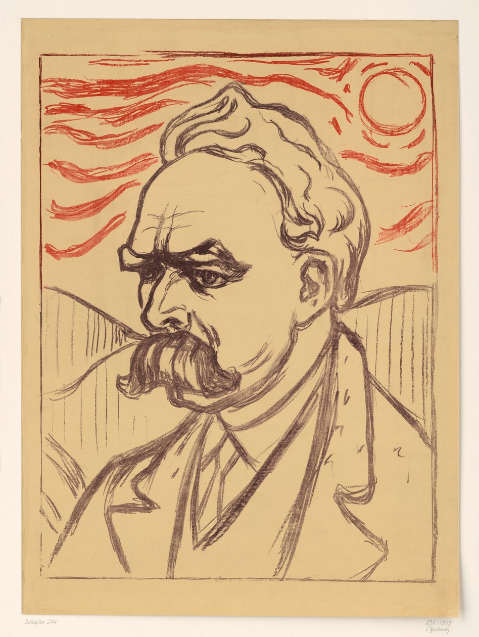 Friedrich Nietzsche af Edvard Munch
