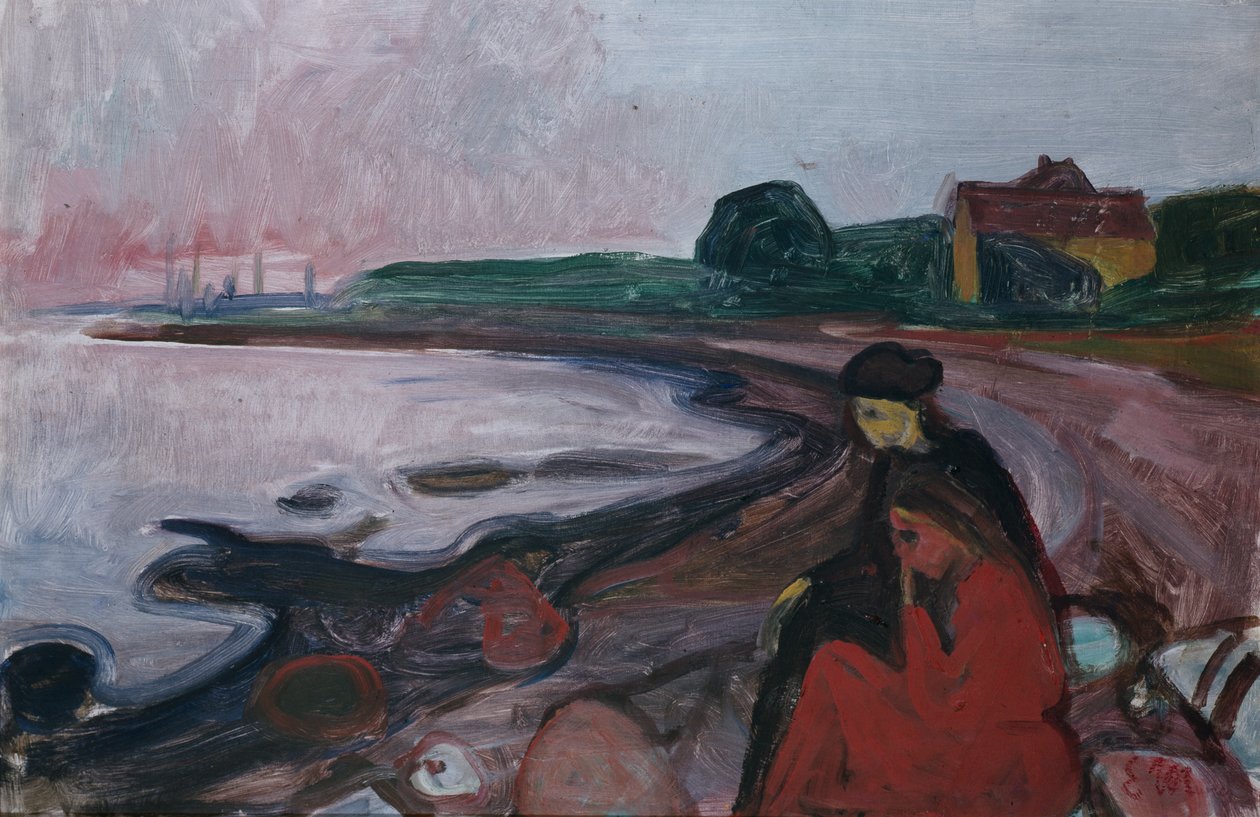Fra Åsgårdstrand af Edvard Munch