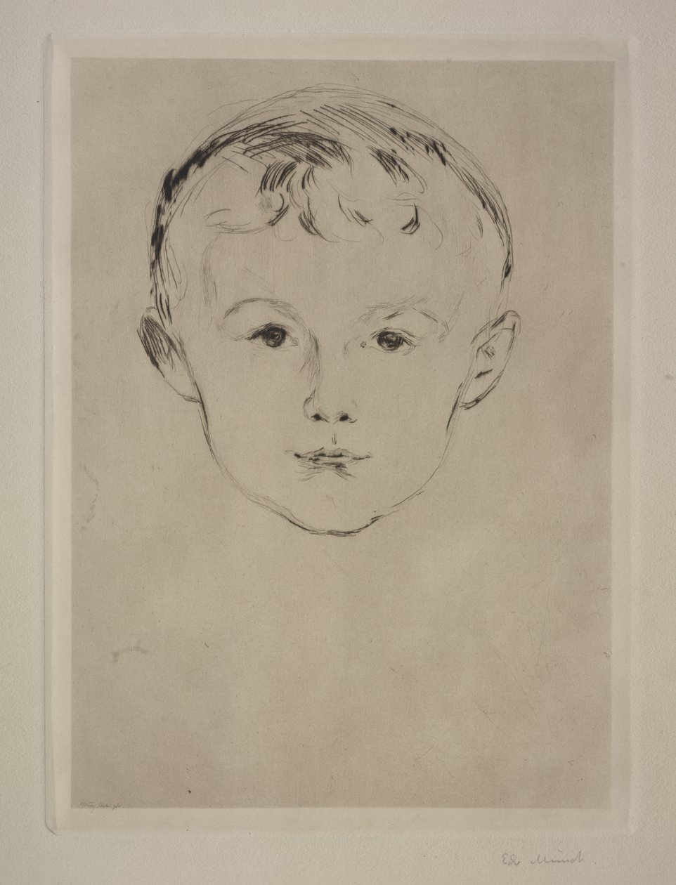 Fra Max Lindes hus: Theodor Linde af Edvard Munch