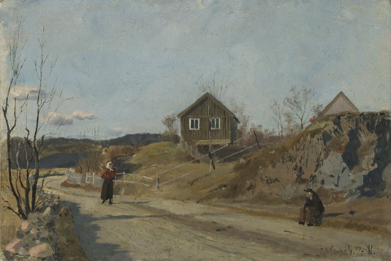 Fra Vestre Aker af Edvard Munch