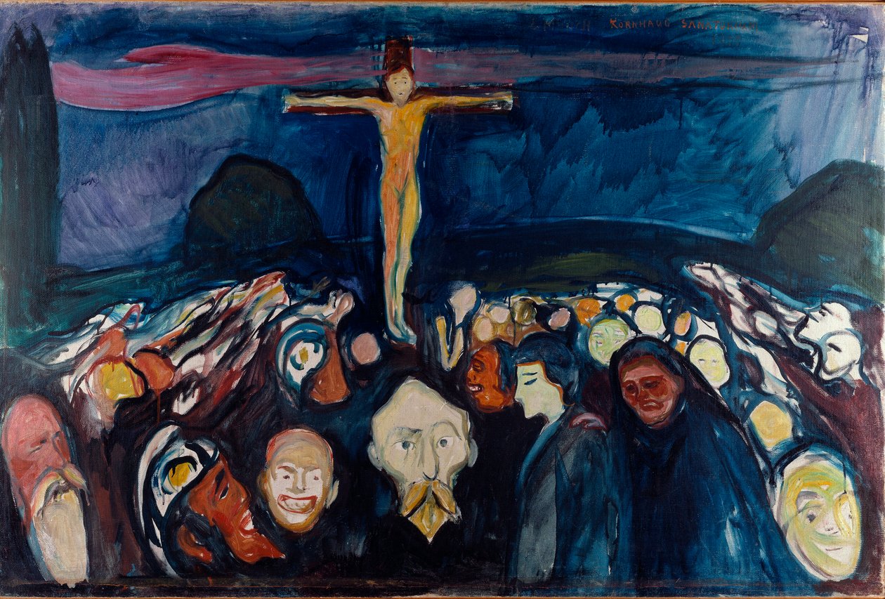 Golgata-maleri af Edvard Munch (1863-1944) 1900 (olie på lærred) af Edvard Munch